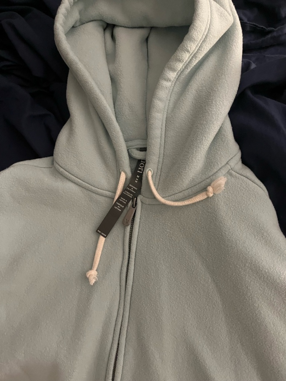 Vuori beach fleece zip up medium spearmint - Picture 2 of 5